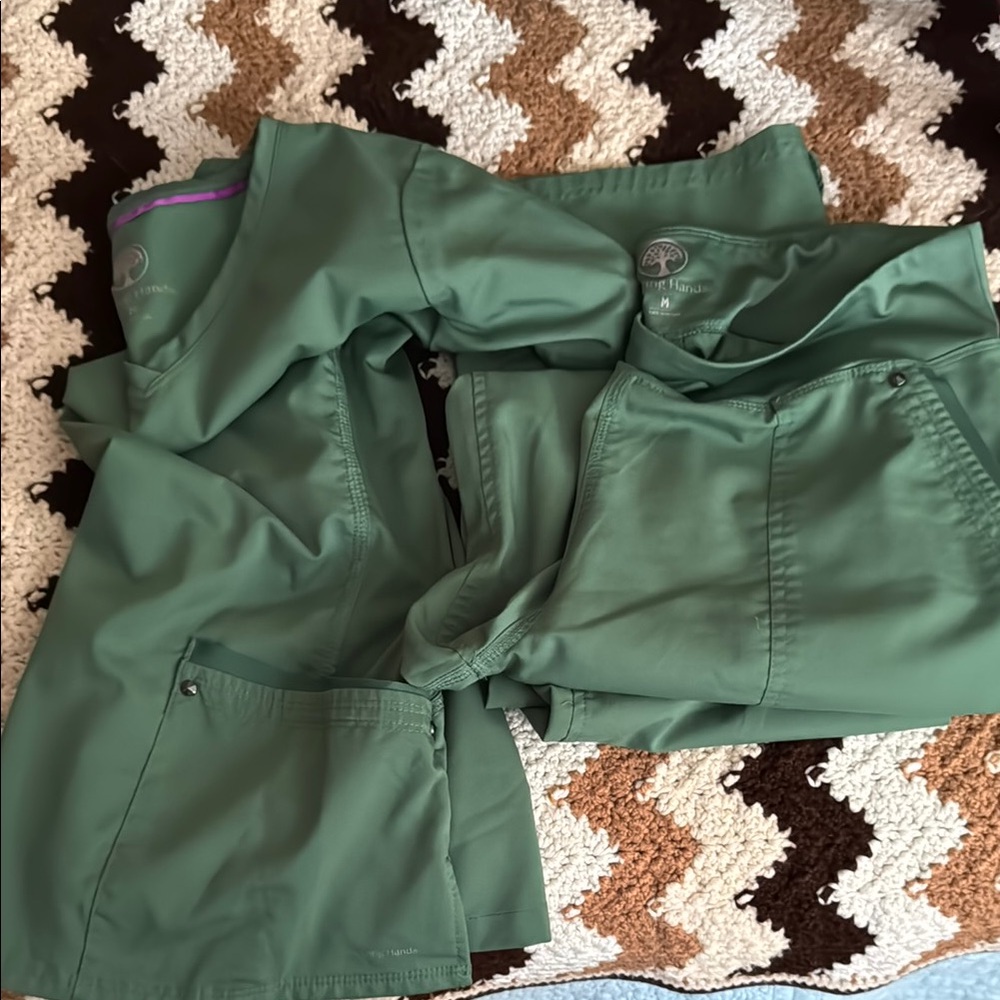 Green Scrub Set